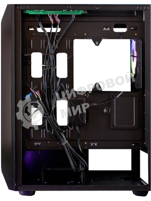 Компьютерный корпус Ginzzu GL300 FAN 12CM RGb*4 USB 3.0 Window