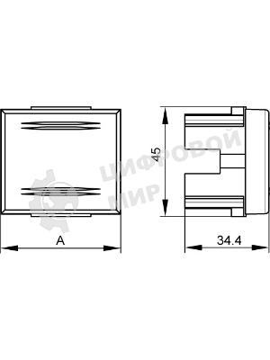 Переключатель на 2 направления DKC 