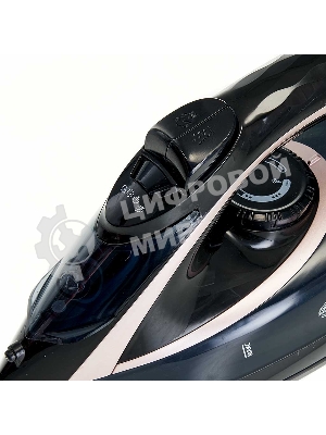 Утюг Delta Lux DE-3001 черный/бронзовым, 2000 Вт, 20±5 г/мин, 130 г/мин, 320 мл