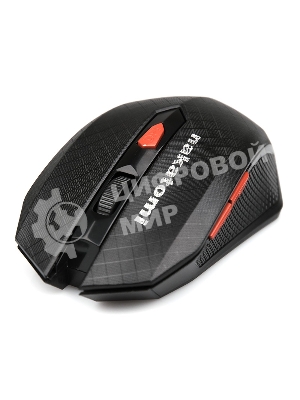 Мышь беспроводная Nakatomi MRON-08U черный, 1600 dpi, радиоканал, USB, кнопки - 6