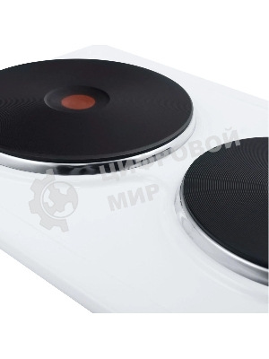 Электрическая варочная панель Maunfeld EEHE.32.4W, конфорок: 2 шт., эмаль, независимая, белый