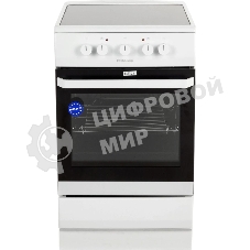 Плита электрическая Hansa FCCW54000 белый, конфорок 4 шт, духовка 68 л, 50 см x 85 см x 60 см