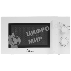 Микроволновая печь Midea MM720CY6-W белый, 20 л, 700 Вт, переключатели - поворотный механизм