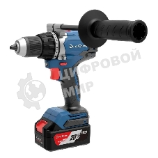 Дрель-шуруповерт DongCheng DCJZ06-13, 20 В, 5 Ач, 120 Нм, бесщеточный