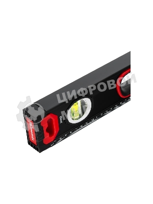 Уровень алюминиевый Matrix, усиленный, фрезерованный, 3 глазка, 2 комп. рукоятки, 800 мм