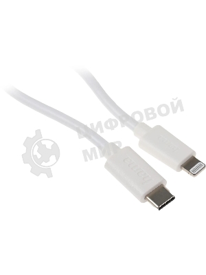 Комплект зарядное устройство Hama H-183317 3A PD для Apple кабель Apple Lightning/Type-C белый