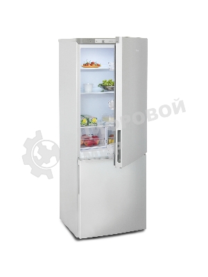 Холодильник Бирюса Б-M6034 металлик двухкамерный 210/85л морозилка снизу