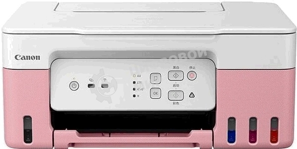 МФУ струйный Canon Pixma G3430 Pink (5989C024), A4, цветной, печ. до 11/6 стр/мин., 4800x1200 dpi (печ.), 600x1200 dpi (скан.), USB, Wi-Fi