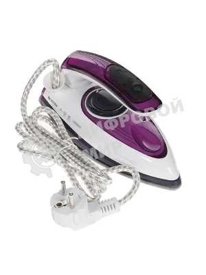 Утюг дорожный Vitek VT-8305 1000 Вт белый/фиолетовый