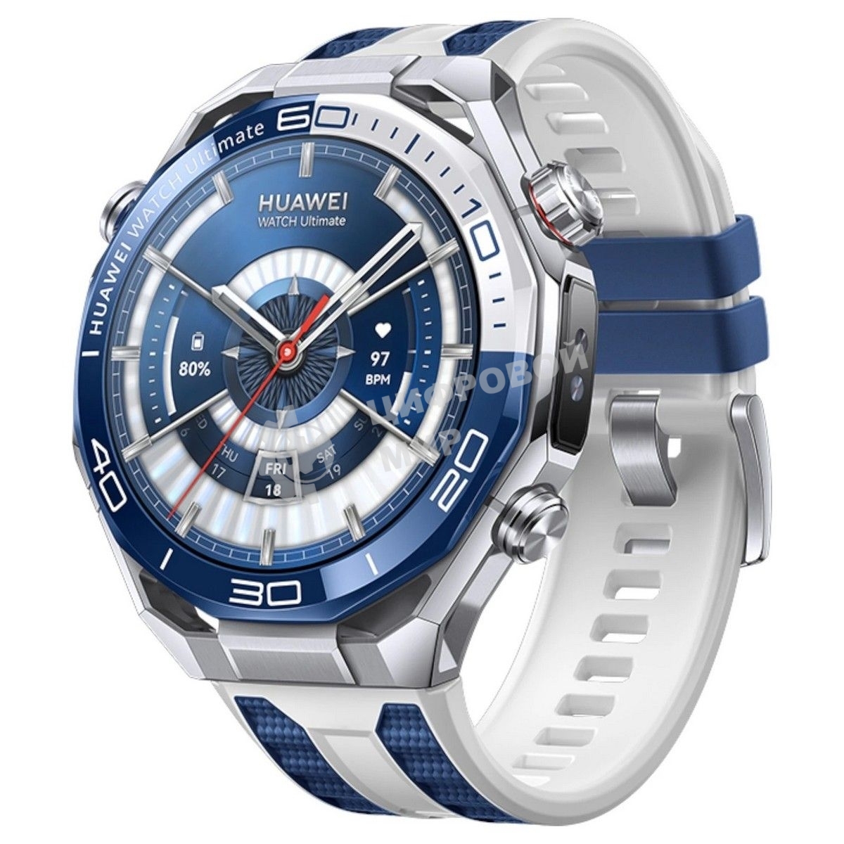 Умные часы Huawei Ultimate 2 Blue/White + Titanium 55020GBJ
