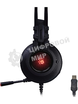 Гарнитура Bloody G525 чёрный, проводная, подсветка