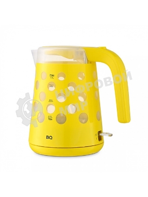 Чайник электрический BQ KT1713P Yellow. Мощность:2200 Вт, Объем 1,7л, LED подсветка