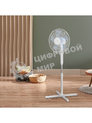 Вентилятор напольный Coolfort CF-2029 40Вт скоростей:3 белый