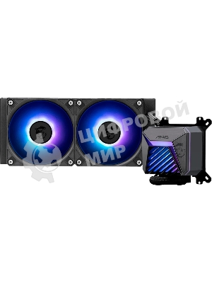 Система жидкостного охлаждения MSI MAG CORELIQUID A15 240 черный 120мм алюминий+медь 2050rpm 28.7db 4-pin
