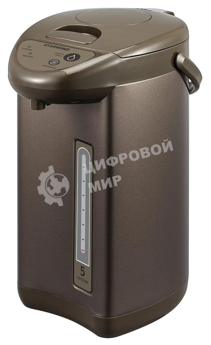 Термопот Starwind STP5171 5 л, 750 Вт, коричневый