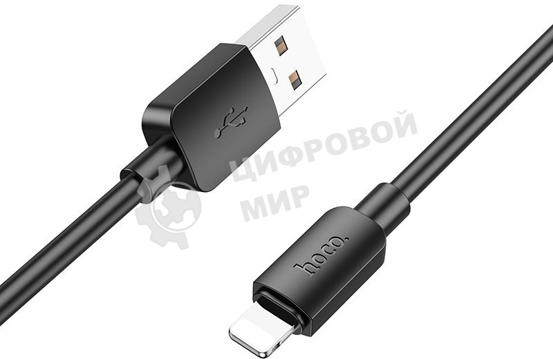 Кабель Hoco X96 Hyper iP USB (m)-Lightning (m) 1м черный коробка