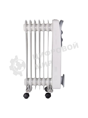 Обогреватель масляный Ресанта ОМ- 7Н (7 секций), белый, 1500 Вт, 15 м2, термостат 67/3/7