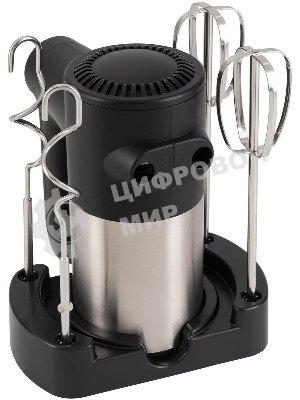 Миксер ручной Rondell RDE-1354 800 Вт, черный/серебристый