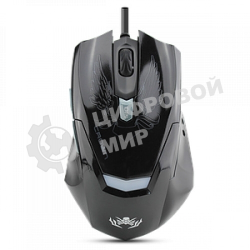 Мышь проводная CROWN CMM-222 черный