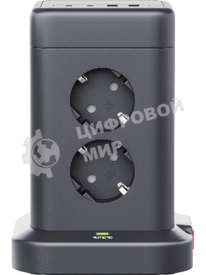 Сетевой фильтр Defender ILS 453 (3 м, 8 розеток, 2USB-A, 2USB-C)