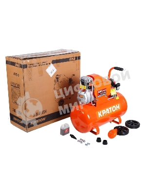 Компрессор КРАТОН AC-280-40-D Dпрямой 220В 2000Вт 280л/мин ресивер40л 32кг