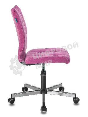 Кресло Бюрократ CH-330M/LT-15 малиновый, экокожа, 120 кг, механизм качания, без подлокотников