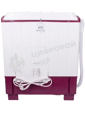 Стиральная машина EVGO WS-40PET белый/красный загр. вертикальная макс.:4 кг 1350 об/мин класс: А+