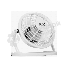 Вентилятор настольный Rix RDF-1500USB черный