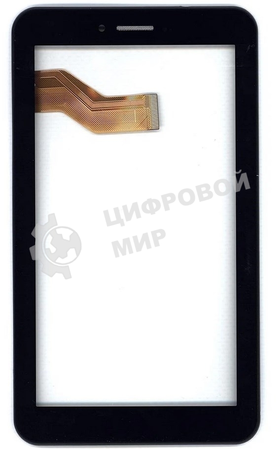 Сенсорное стекло (тачскрин) для Irbis. TG79. черное с рамкой