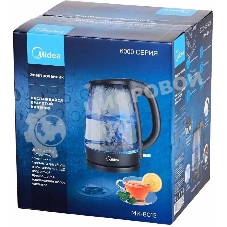Чайник электрический Midea МК-8015, 2200 Вт, черный