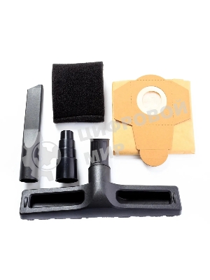 Строительный пылесос RedVerg RD-VC1200S-25S 1200Вт (уборка: сухая/сбор воды) черный