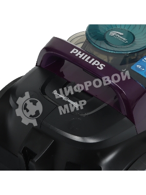 Пылесос Philips FC9571/01 черный/фиолетовый, 410/1900 Вт, уборка сухая, пылесборник контейнер 1.5 л