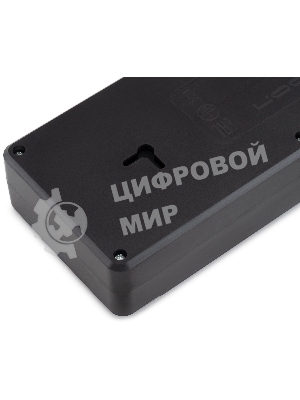 Сетевой фильтр Ippon BK-8-EU-5-16-B 5м (8 розеток) черный (коробка)