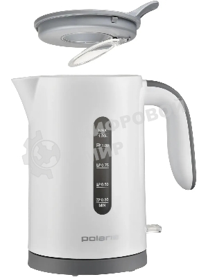 Чайник электрический Polaris PWK 1220C Water Way Pro 1.2 л, 2200 Вт, белый корпус: пластик (PWK 1220C)