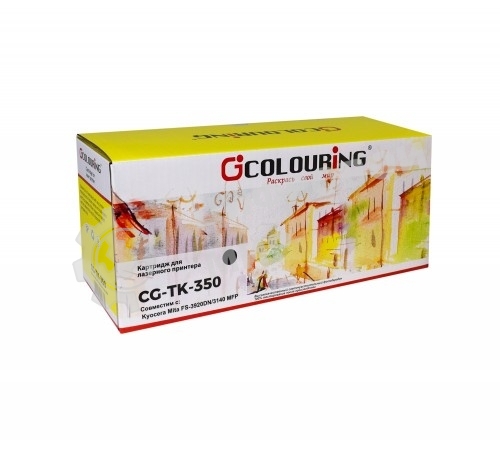 Картридж лазерный Colouring CG-TK-350 черный (15000 стр.) для Kyocera Mita FS-3920DN/3140 MFP
