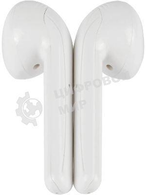 Наушники TWS UBEAR Vibe белый, вкладыши, Bluetooth, до 4 ч