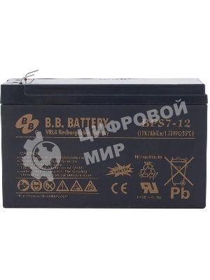 Батарея для ИБП B.B.Battery/BPS 7-12/12V/7Ah
