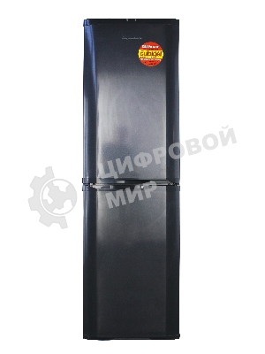 Холодильник ОРСК 177 G графит двухкамерный 220/160л морозилка снизу