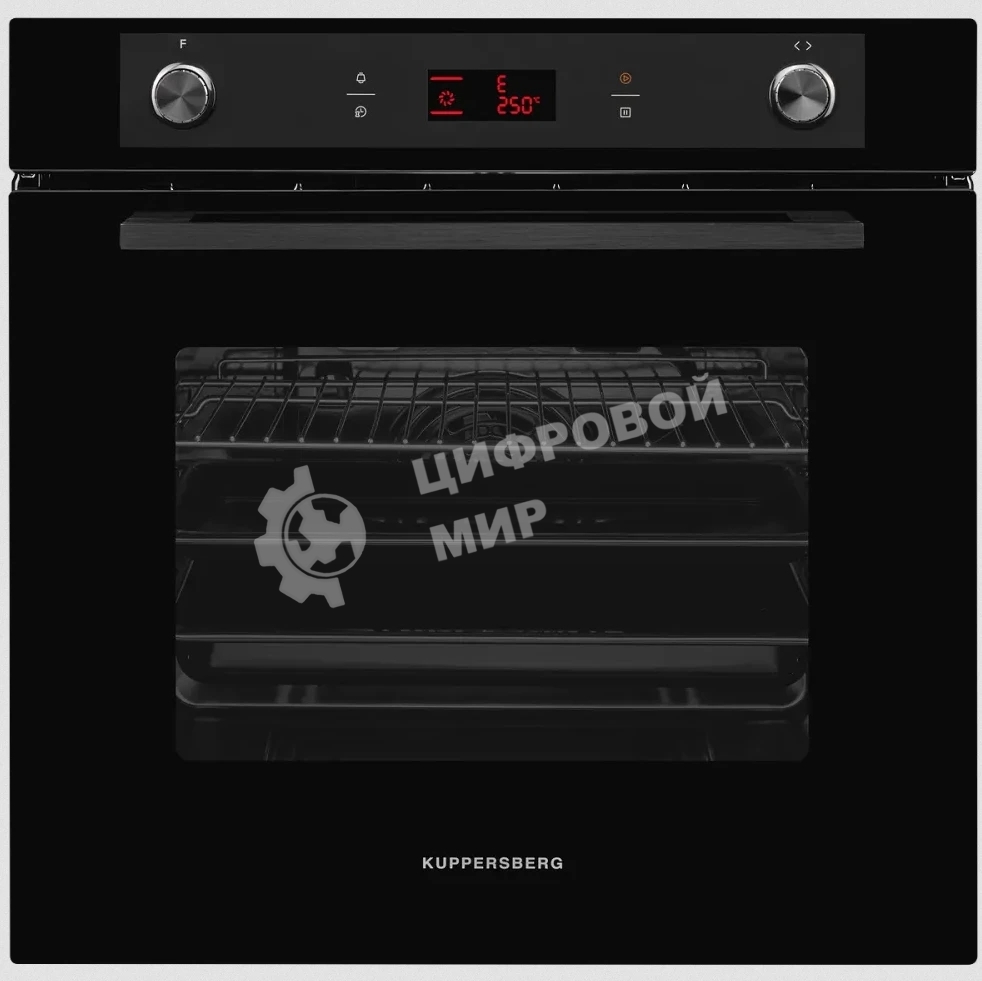 Встраиваемый духовой шкаф Kuppersberg HM 639 Black 60 см, 70 л, 9 режимов, гидролизная очистка, черный