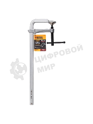 Струбцина Denzel F-образная, 100x400 мм, кованая