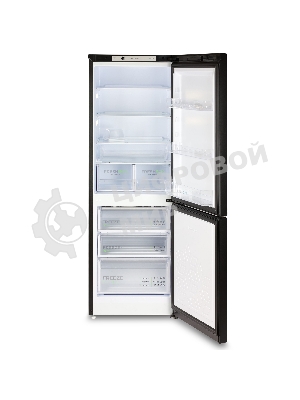 Холодильник Бирюса B6156 черный двухкамерный 210/100л морозилка снизу