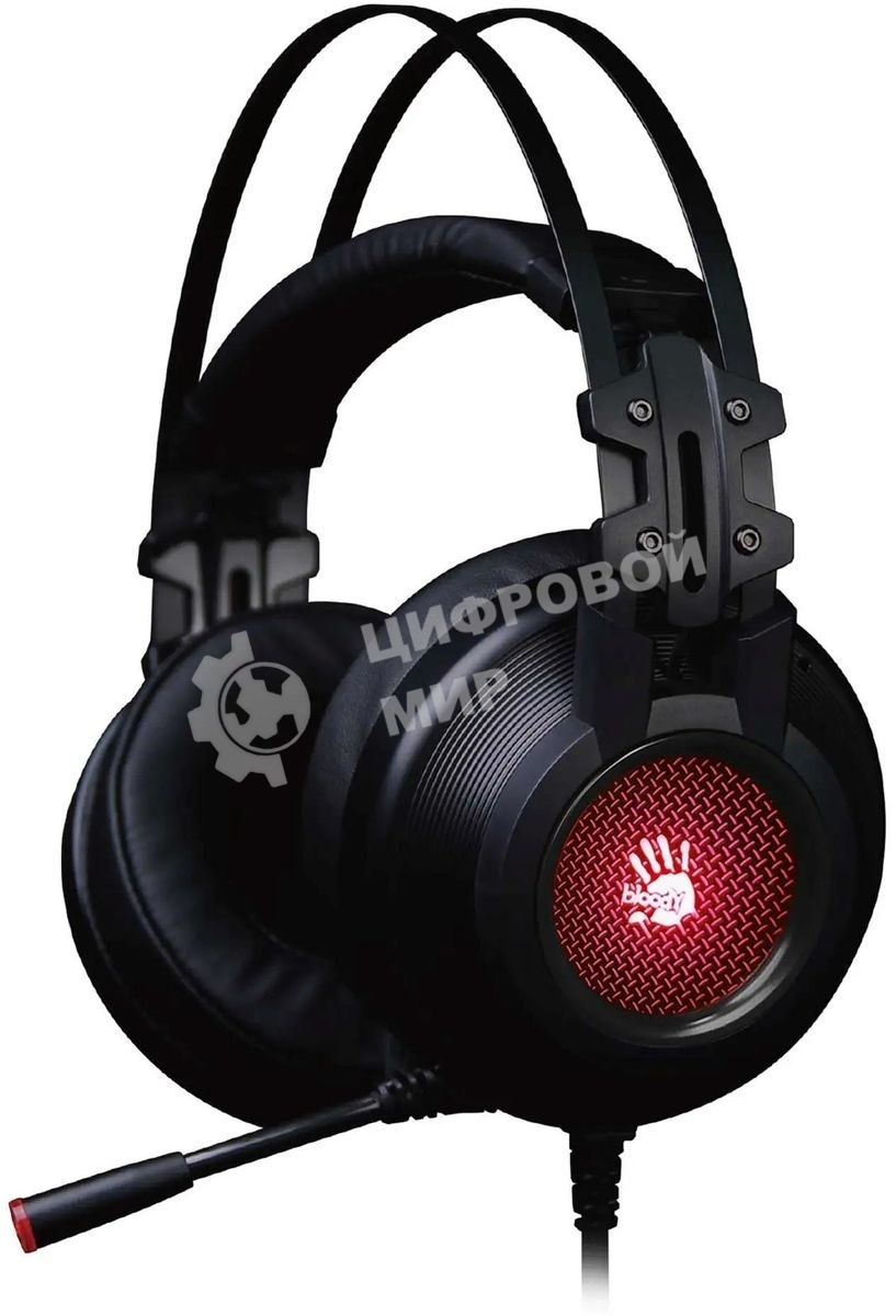 Гарнитура Bloody G525 чёрный, проводная, подсветка