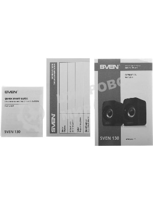 Акустическая система SVEN 130, черный (6 Вт, питание USB)