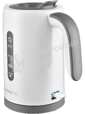 Чайник электрический Polaris PWK 1220C Water Way Pro 1.2 л, 2200 Вт, белый корпус: пластик (PWK 1220C)