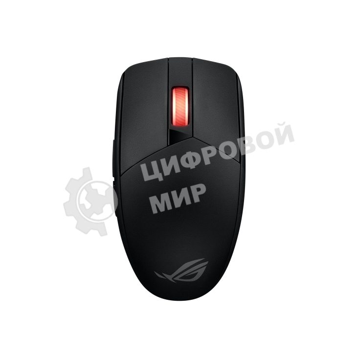 Мышь беспроводная ASUS ROG Strix Impact III Wireless черный, 36000 dpi, радиоканал, Bluetooth, USB, кнопки - 6