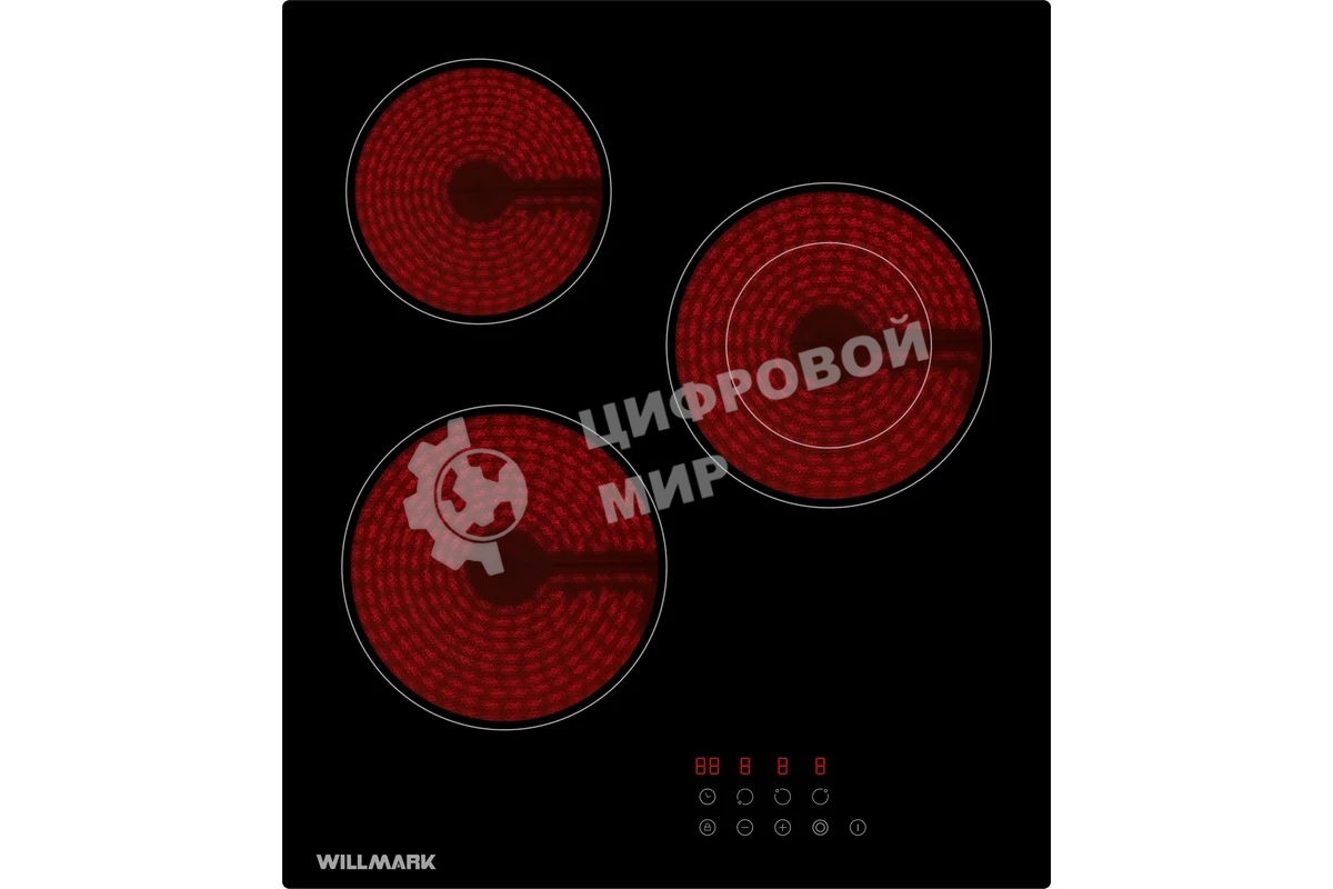 Электрическая варочная панель Willmark WCH-3452R независимая, черный