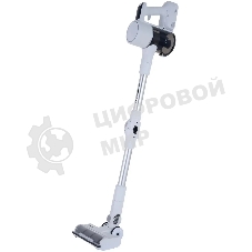 Пылесос вертикальный Polaris PVCS 3060 белый, питание от аккумулятора, 150 Вт, уборка сухая, пылесборник 0.45 л