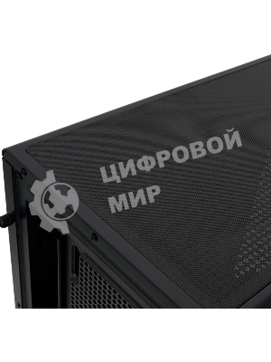 Компьютерный корпус без блока питания HSPD M510, Mesh Mid Tower, черный, TG, 0.5 SPCC, no fans ATX, mATX, mITX 180/280/160мм 1x2.5