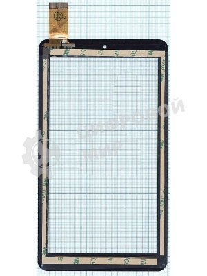 Сенсорное стекло (тачскрин) PB70A8872. черное