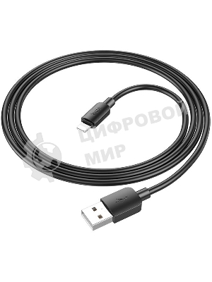Кабель Hoco X96 Hyper iP USB (m)-Lightning (m) 1м черный коробка